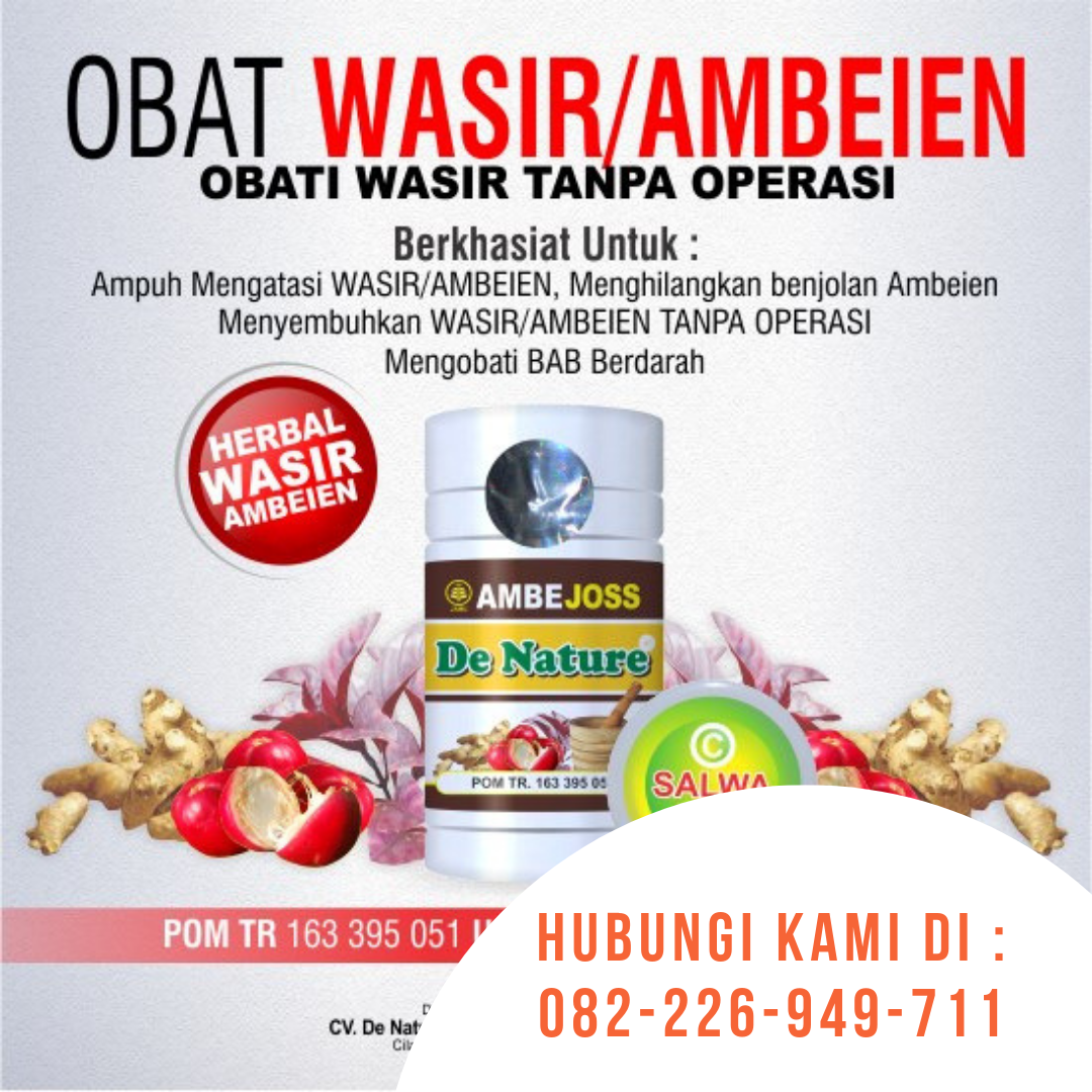 Distributor Ambejoss Salwa Di Jakarta Pusat 082226949711 Garansi Asli De Nature