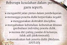 Kesalahan-kesalahan yang Sering Dilakukan Guru 