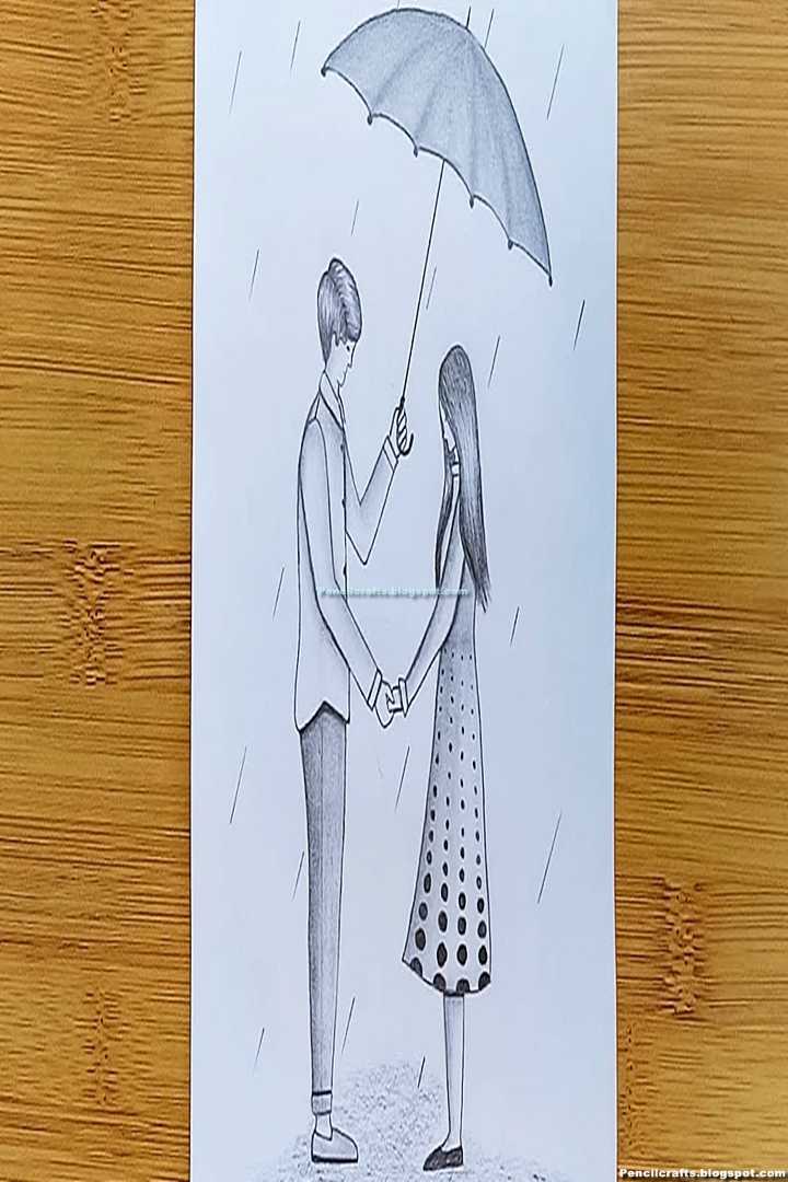 50+ Simple Love Pencil Drawings