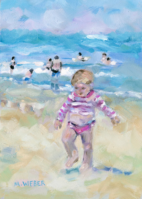 baby-steps-beach-painting-merrill-weber