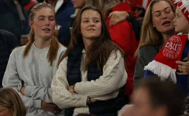 Prince Christian and Prince Vincent. Princess Isabella wore a cable knit wool sweater