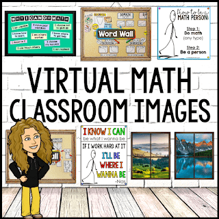 Virtual Math Classroom Images (free pack)