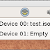 Furius ISO Mount  para montar y grabar archivos de imagen utilizando una interfaz gráfica en GTK+.
