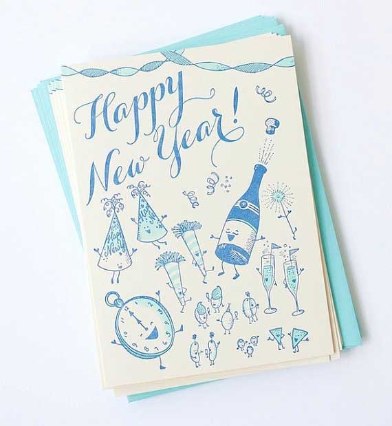 New Year Card Design