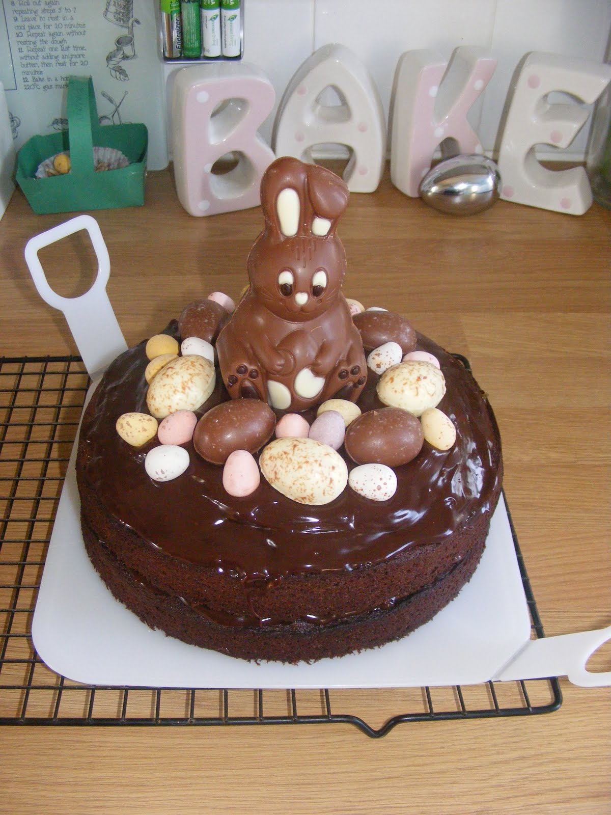 simple chocolate cake designs really easy cake recipe which we have turned into an easter cake 
