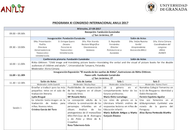 XI Congreso Internacional de la Asociación Nacional de Investigación en literatura infantil y juvenil, Francisco Acuyo