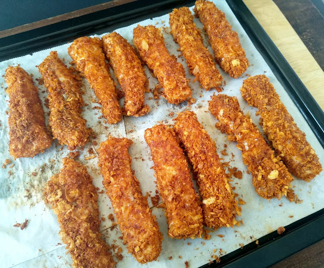 FISH FINGERS AL HORNO PALITOS DE PESCADO La cocinera novata receta cocina británica bajo en calorias light casera