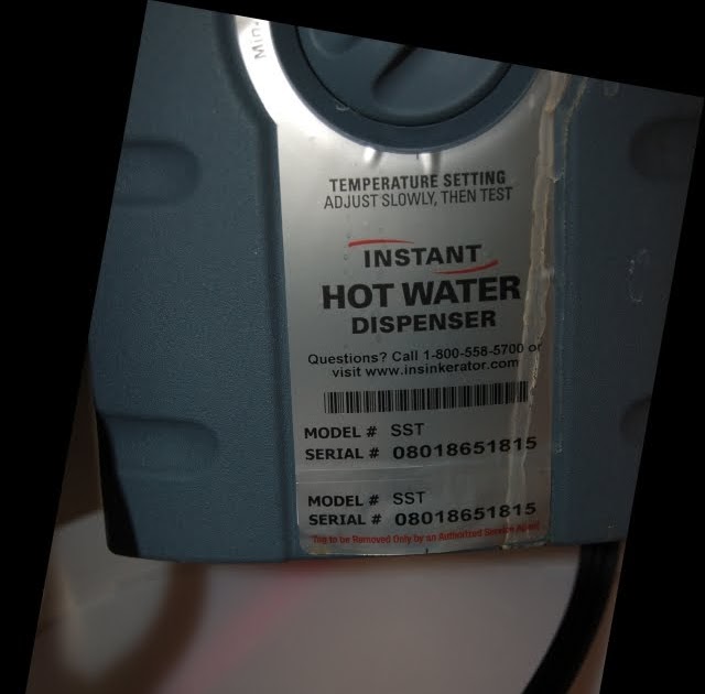 Slap the Dog and Flush the Toilet: InSinkErator Hot Water 