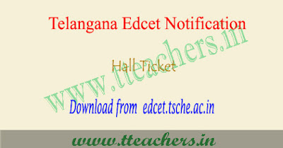 TS Edcet hall ticket 2019 download, Telangana Ed.cet results