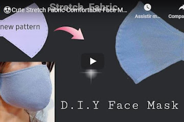 Cute Stretch Fabric Comfortable Face Mask Tutorial | HANDMADE Medical Face Mask