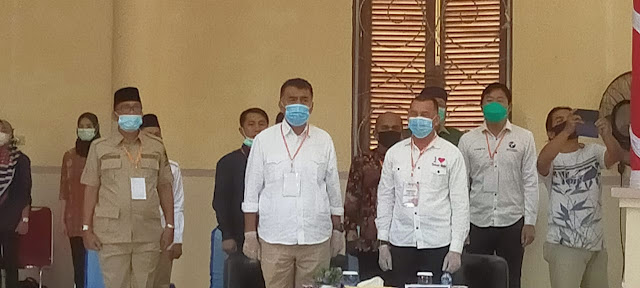 Ketua Komisi II DPRD Natuna, Hadiri Rapat Terkait Sengketa Penguasaan Lahan dan Tapal Batas Sedanau Dengan Gunung Durian Kecamatan Bunguran Utara.