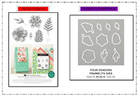 Nigezza Creates Stampin' Up! Four seasons Framelits