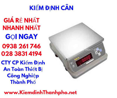 kiểm định cân giá bao nhiêu