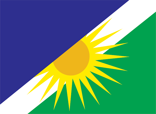 Bandeira  do Município de Mojuí dos Campos - Pará - Brasil