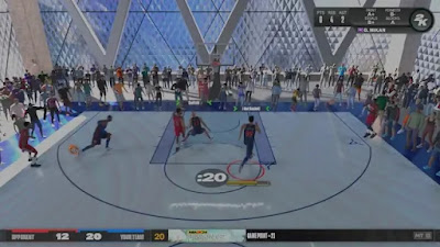 In game screenshot of a City 3v3 game being played