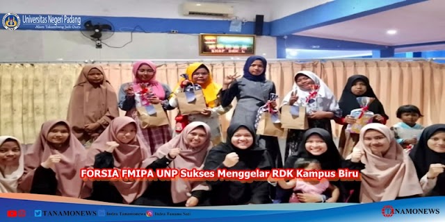 FORSIA FMIPA UNP Sukses Menggelar RDK Kampus Biru