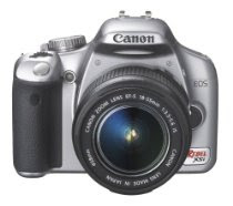 Canon Digital Rebel XSI 12.2 MP Digital SLR Camera with EF-S 18-55mm f/3.5-5.6 IS Lens (Silver)