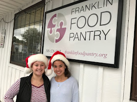 Julia Buccella and Natalie Dextradeur are the Co-Lead Food Elves for the 2017 Campaign (Photo courtesy of Patti Dextradeur.)
