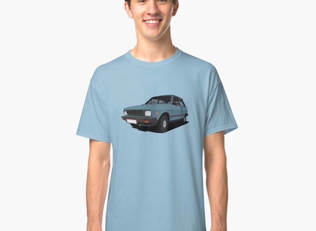 Yugo cars classic car t-shirts - US models