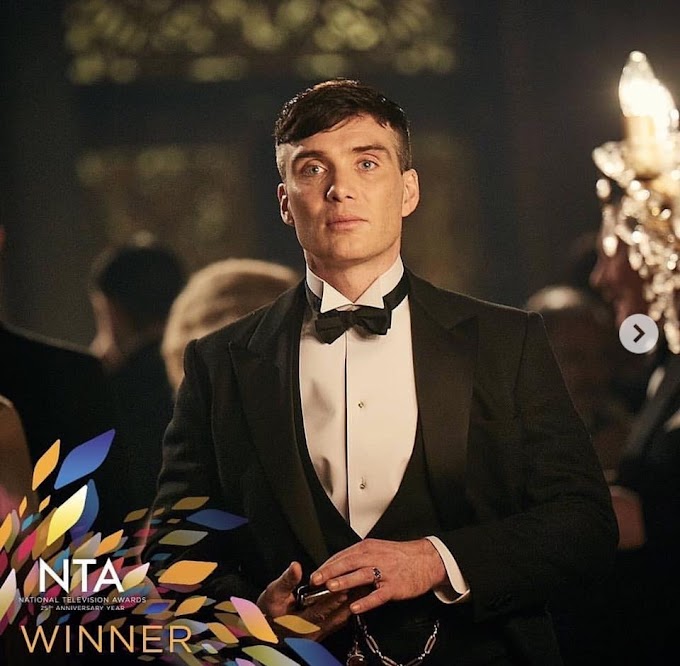 Cillian Murphy Best Drama Actor and Peaky Blinders best drama Series!!