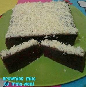  Resep  Brownies  Milo Kukus  Toping Keju  Parut