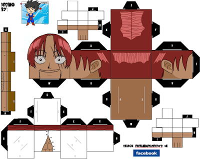 Pola danbo teman Luffie one piece