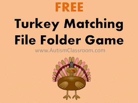  Turkey File Folder Game Freebie