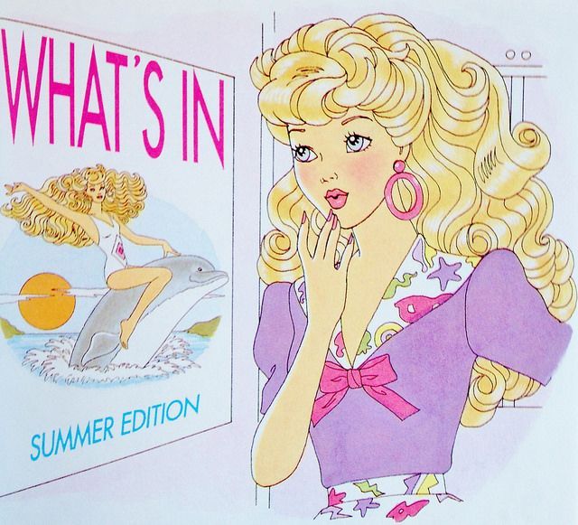 Ilustração Barbie de Verão - what's up?