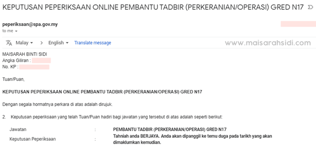 Pengalaman Dan Tips Lulus Peperiksaan Online Temuduga Spa Maisarahsidi Com