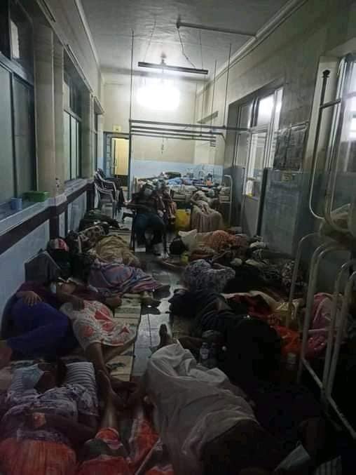 The situation of the hospitals is very bad