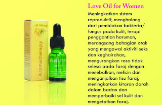 Love oil for women as beauty