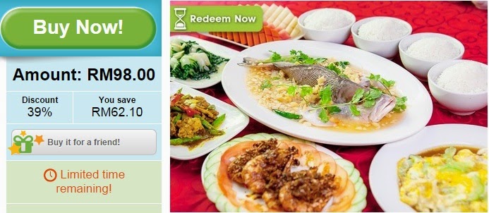 1881 Chong Tian Cultural Hotel Chinese Meal groupon offer, discount, groupon Malaysia, Penang