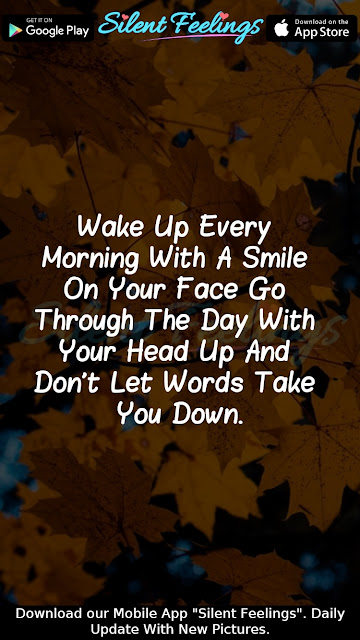 Wake Up Every Morning With A Smile