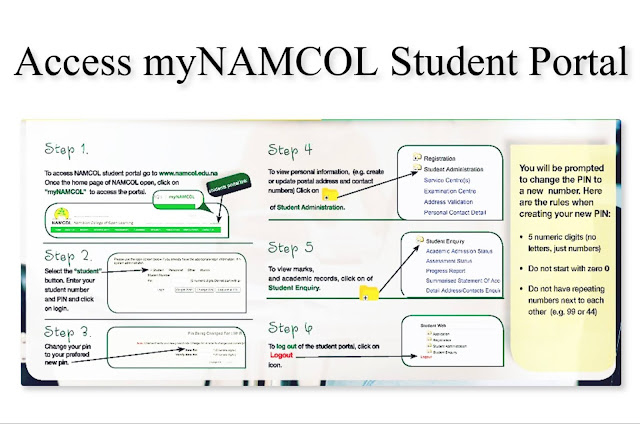 Namibia open college student 2023 online portal