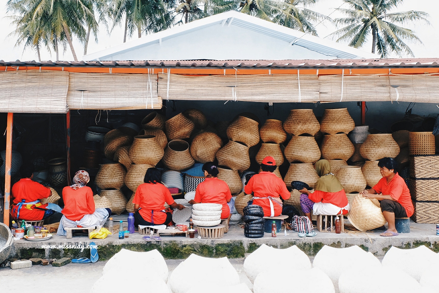 sentra kerajinan bambu di yogyakarta