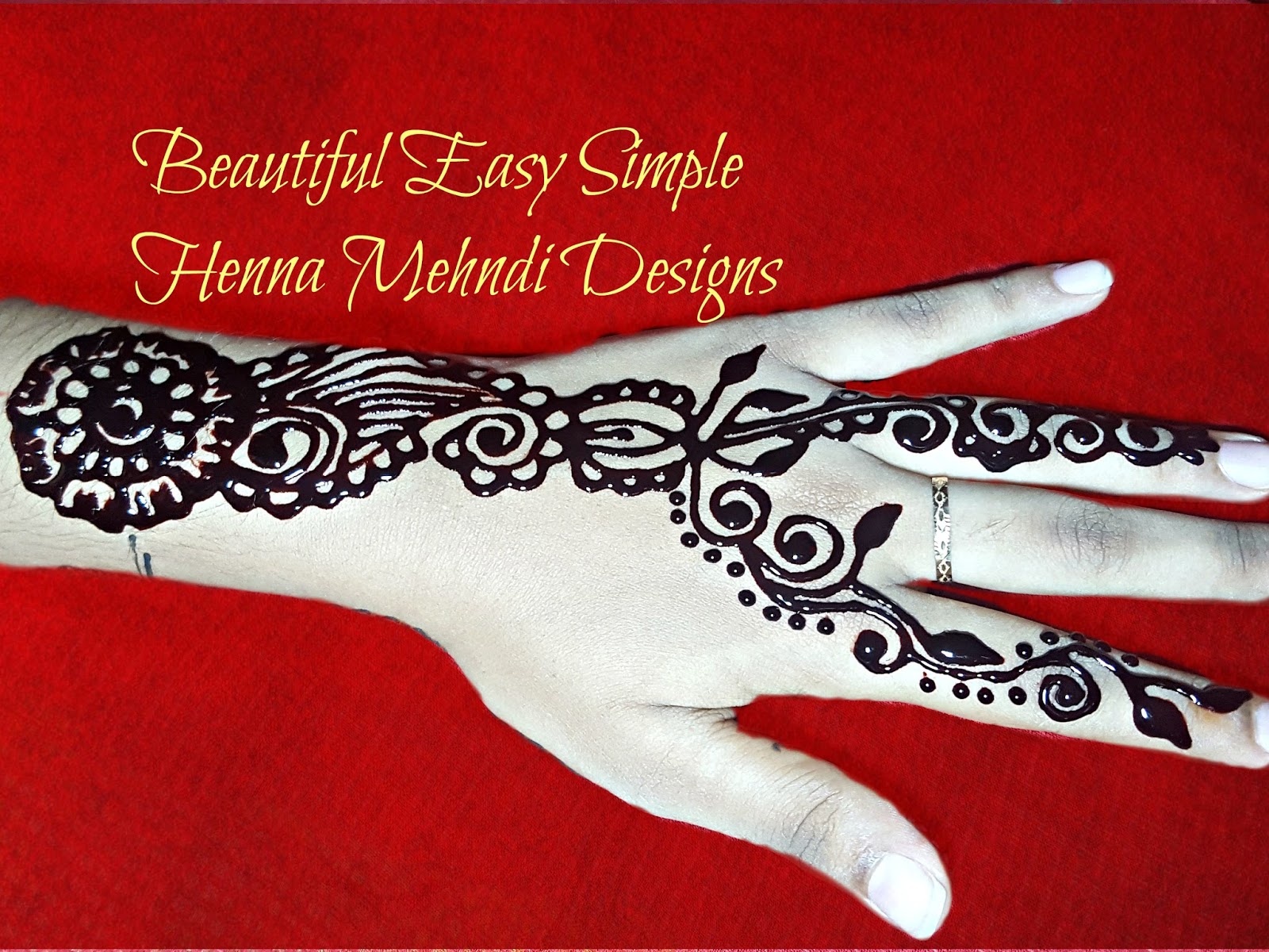 Easy Mehndi Designs For Left Hand Palm For Beginners Unique