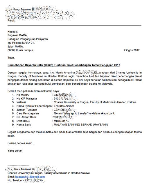 Contoh Surat Permohonan Ke Penjara Kajang