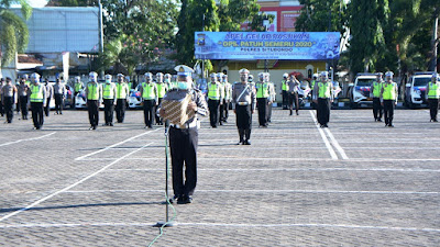 Apel Pasukan Operasi Patuh Semeru 2020, Tanda Dimulainya Operasi Penertiban Lalu lintas