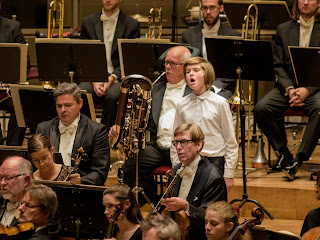 Treble soloist David Weissglas and the Royal Stockholm Philharmonic Orchestra - photo Jan-Olave Wedin