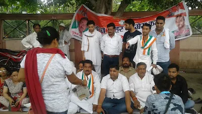 Congress Protest In Agra Uttar Pradesh