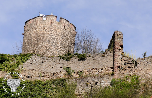 KAYSERSBERG (68) - Le château-fort et les remparts médiévaux