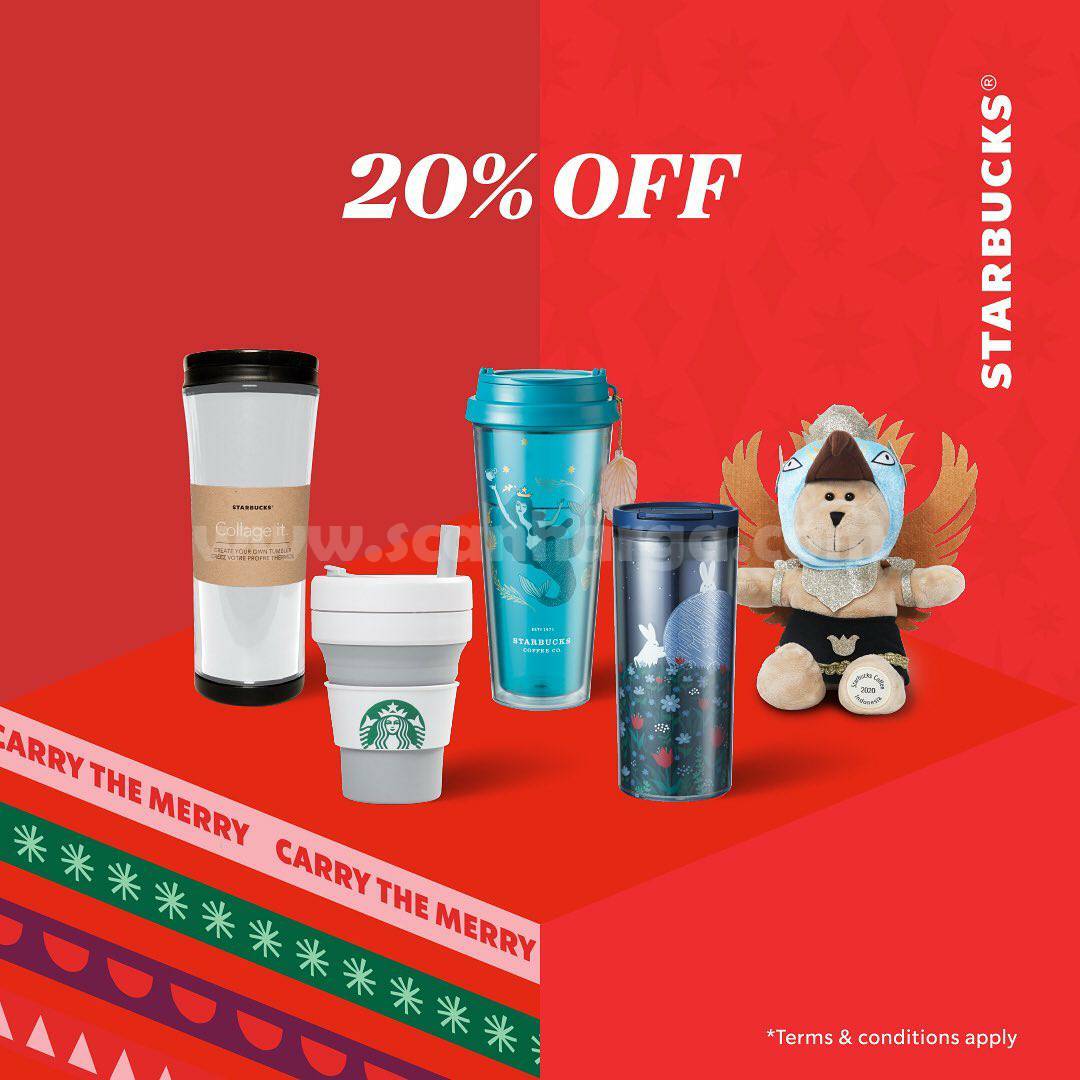 Promo Starbucks Merchandise Sale – Diskon hingga 50% untuk Koleksi Tumbler Official*