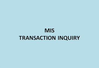pofinacleguide for mis transaction inquiry in dopfinacle