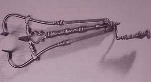 Tools for neurosurgery were first called Terebra.