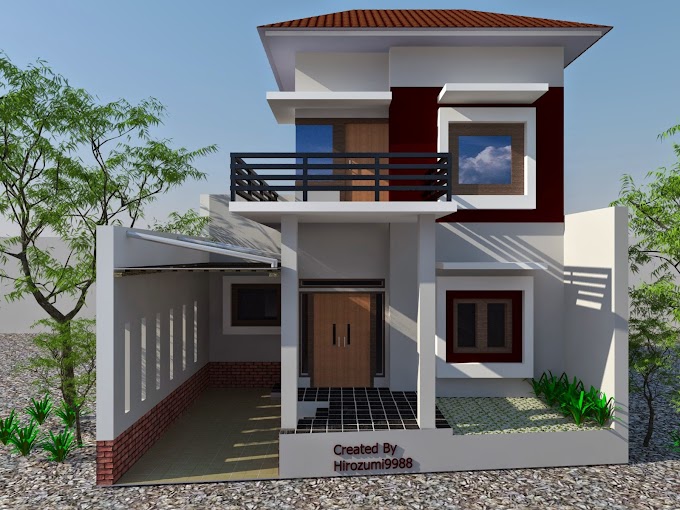 Model Rumah Minimalis Dua Tingkat