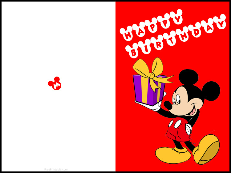 free printable mickey mouse birthday cards