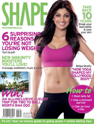 Shilpa shetty Hot Photoshoot for Shape Magazine