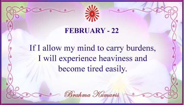 Thought For The Day February 22