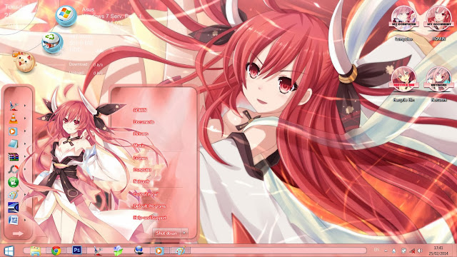 [Theme Win 7] Itsuka Kotori V2 By Bashkara Image 1 - Suck-Style