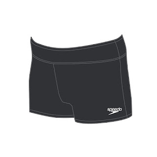 Speedo Aquashort Male Swimming Swimwear-Black